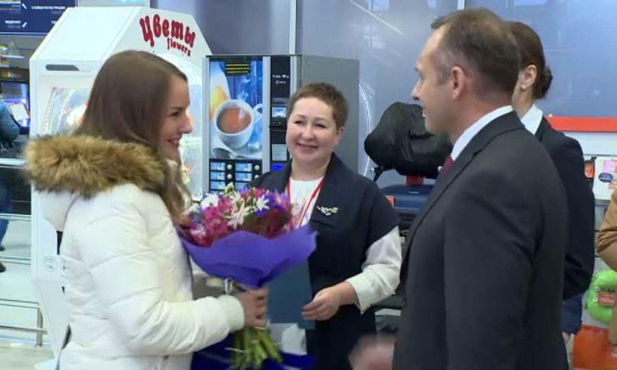 В Авиакомпании «Нордавиа» поздравили миллионного пассажира