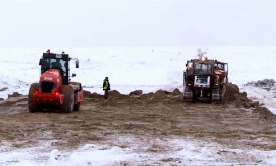 В Ненецком округе приступили к строительству главного зимника Заполярья